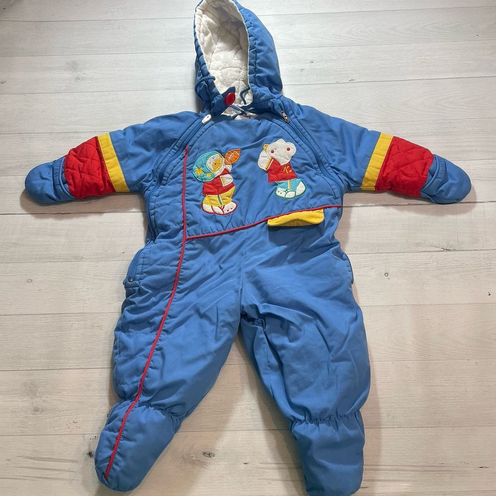 Vintage weather tamer‎ baby one piece bunting 0-6 months